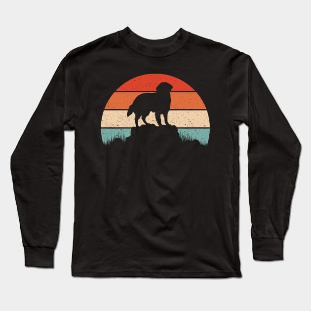 Coated Retriever Dog Long Sleeve T-Shirt by Tesszero